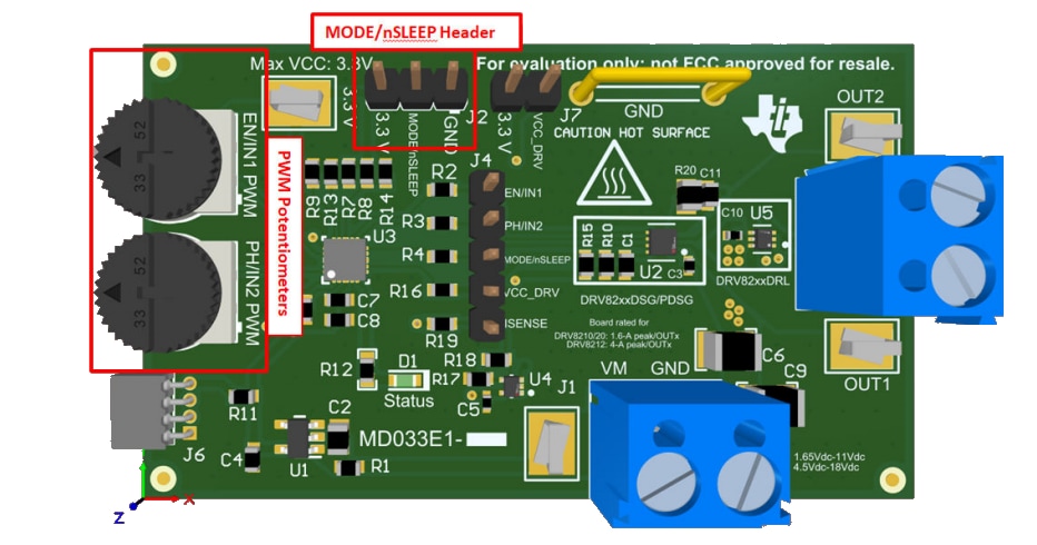 Texas Instruments DRV821xEVM Evaluation Modules